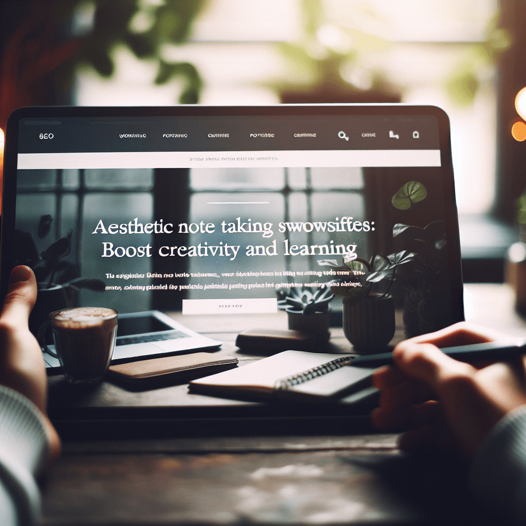 Aesthetic Note Taking Websites: Boost Creativity and Learning