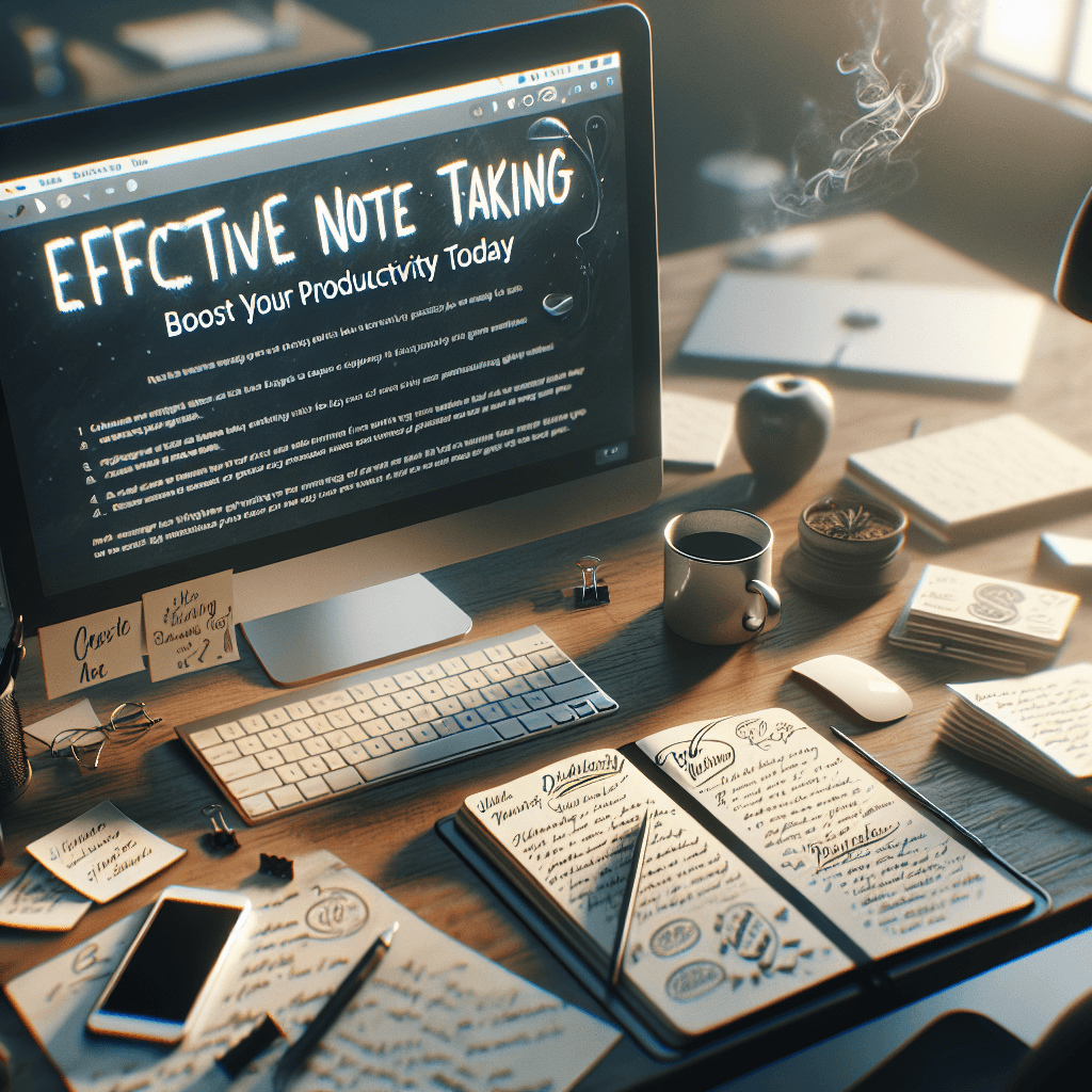 Effective Note Taking on Mac: Boost Your Productivity Today